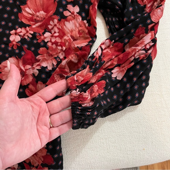 Free People Long Sleeve Floral Dress - Picture 4 of 7